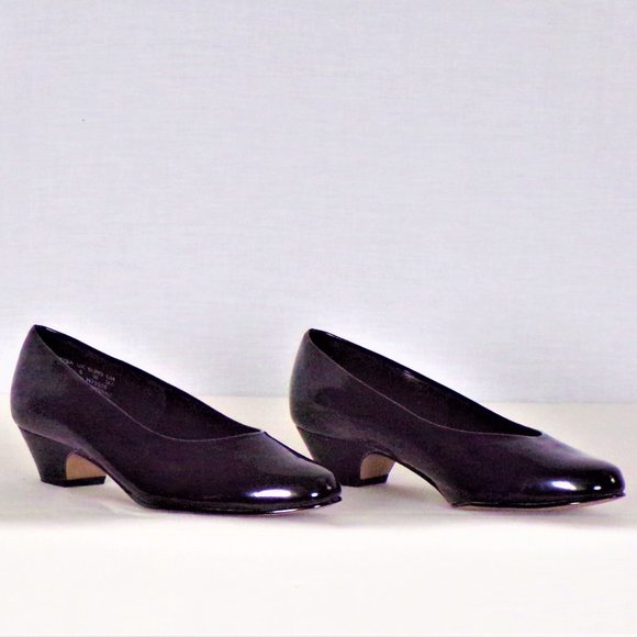 SOFT STYLE BY HUSH PUPPIES 8W black pumps - Picture 3 of 8